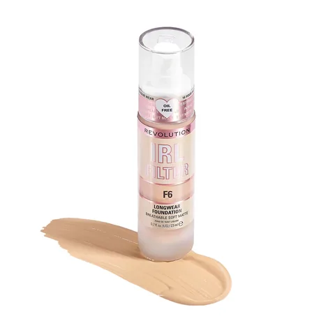 Revolution IRL Filter Foundation F6 - Leichte Deckkraft, Mattes Finish