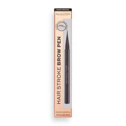 Revolution Hair Stroke Eyebrow Pencil Dark Brown