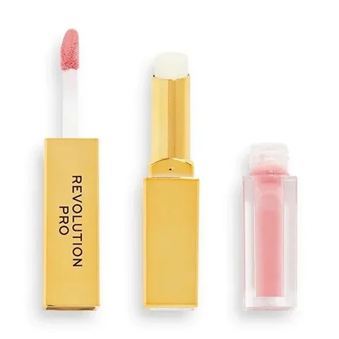Revolution Pro 24h Lippen Duo: Flüssiger Lippenstift & Balsam Set