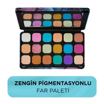 Палетка теней для век Revolution Forever Flawless Desert Desire, 18 оттенков