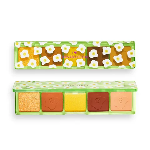 I Heart Revolution Mini Match Eyeshadow Palette Fried Egg Fred