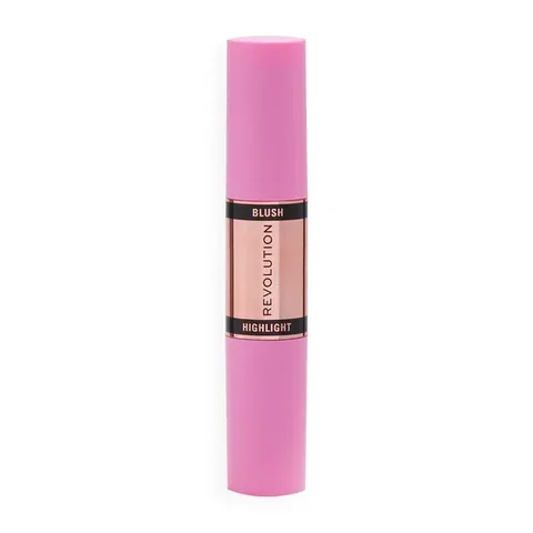 Revolution Champagner Blush & Highlighter Stick - Glow Duo