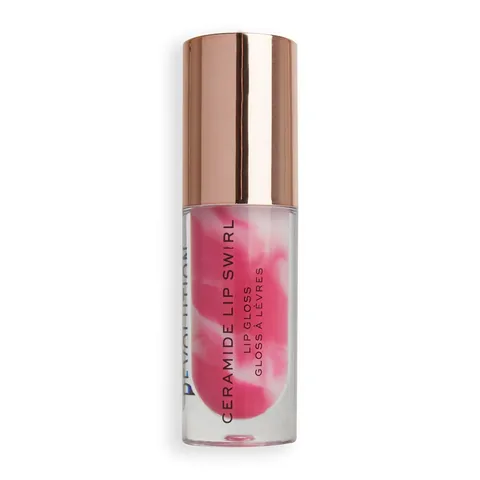 Revolution Swirl Ceramide Lip Gloss Berry Pink