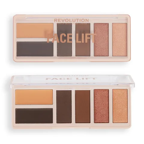 Revolution Gesichts-Lift Palette - Tan bis Deep Kontur & Highlight