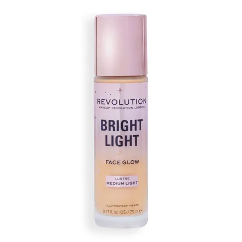 Revolution Bright Light Face Glow 4 in1 luminous Foundation Medium Light