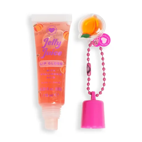 I Heart Revolution Juicy Jelly Peach Lip Gloss - Feuchtigkeitsspendender Glanz