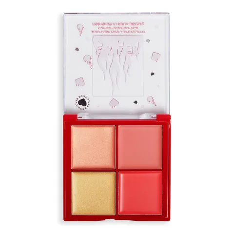 I Heart Revolution Sweet Chilli Cream Blush & Highlight Quad