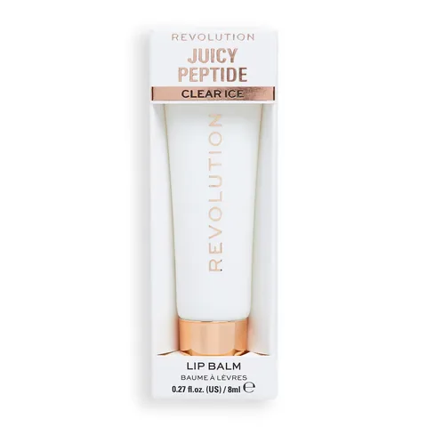 Revolution Juicy Peptide Lip Balm Clear Ice