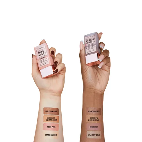 Revolution Bright Light Drops Flüssiger Bronzer - Deep Glow