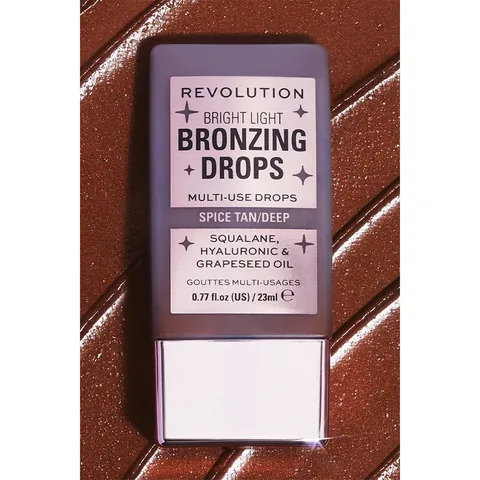 Revolution Bright Light Drops Flüssiger Bronzer - Deep Glow