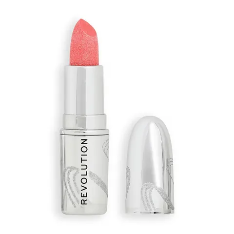 Revolution Metallic Muse Baby Pink Glitter Lippenstift - 3g