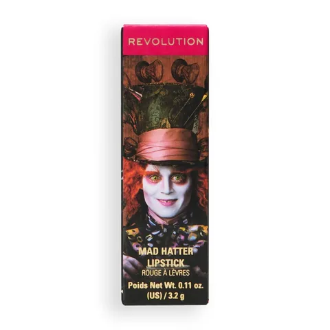 Revolution X Alice In Wonderland Mad Hatter Lipstick Fuchia Pnk