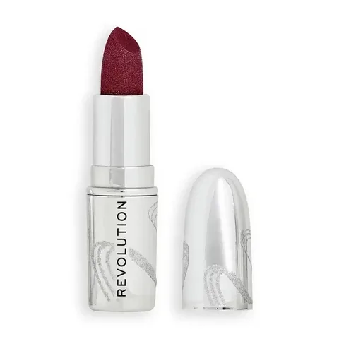 Revolution Metallic Muse Iced Berry Glitter Lippenstift