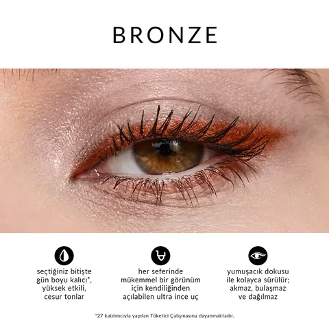 Avon Lift Eyeliner in Bronze - Langanhaltend, Sanfte Anwendung