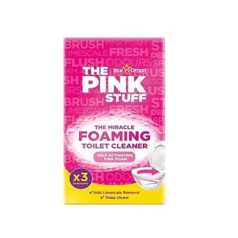 The Pink Stuff Toilettenreiniger Schaum - 3x100g
