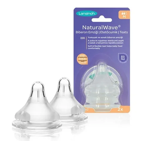 Lansinoh Natural Wave Sauger Mittel für einfache Fütterung