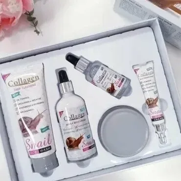 Collagen and Snail Skin Care Set - Five Products by Cosmetic Solution