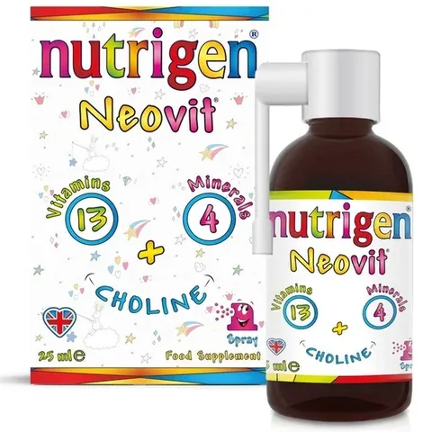 Nutrigen Neovit Tropfen: 13 Vitamine, 4 Mineralstoffe & Cholin 25ml