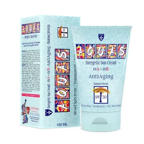Крем для загара Aquas Антивозрастной SPF 50+ 100 мл