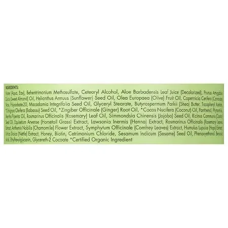 Mint and Rosemary Hair Mask, Meili Organics 340g