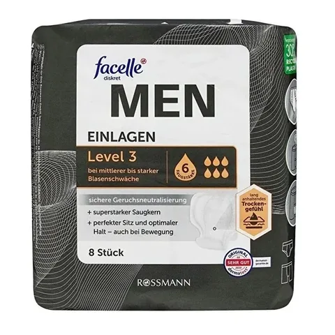 Facelle Diskrete Herren Blaseneinlagen