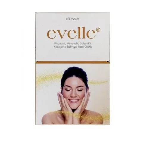 Evelle غذاء مكمل إيفيل 60 قرصًا