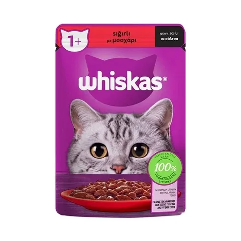 Whiskas Cattle Wet Food Bag 85 gr