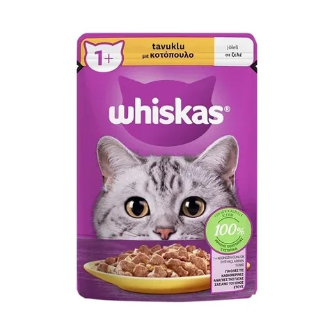 Whiskas Chicken Bag Wet Food 85 gr