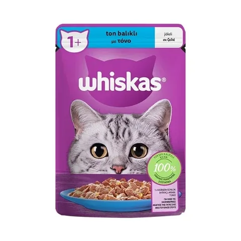Whiskas Tuna Fish Bag Wet Food 85 gr