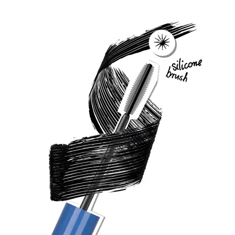 Längende schwarze Mascara mit klumpfreiem Bürstchen von Lovely