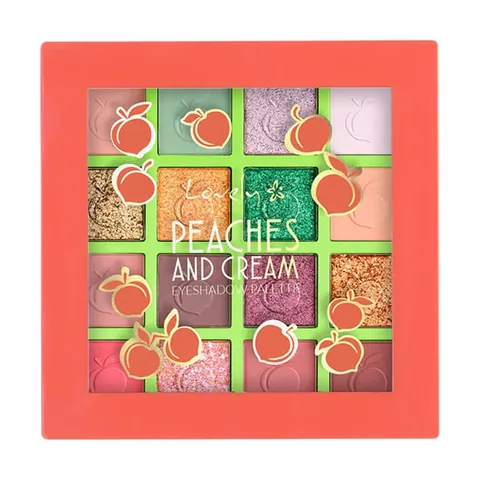 Lovely Eyeshadow Palette Peaches And Cream Lovely