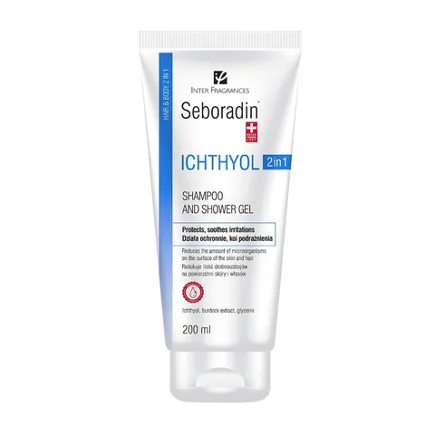 Seboradin 2-in-1 Ichthyol Shampoo und Duschgel 200 ml von Seboradin