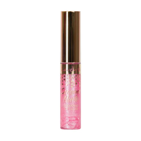 Lovely Summer Nude Plumping Lip Gloss - Ultra Shiny, Full Lips