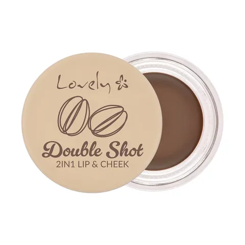 Lovely Double Shot 2in1 Lippen- und Wangenbalsam - Natürlicher Rouge & Aroma