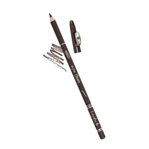 Lovely Präzisionsbrauner Eyeliner mit Anspitzer - Wischfest