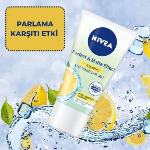 NIVEA جل تنظيف الوجه نيفيا مات سي بفيتامين 50 مل