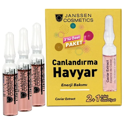 Ампулы с икрой Janssen Cosmetics 3 шт.