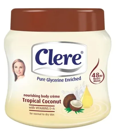 Klarer tropischer Kokosnuss Körpercreme 500ml von Clear