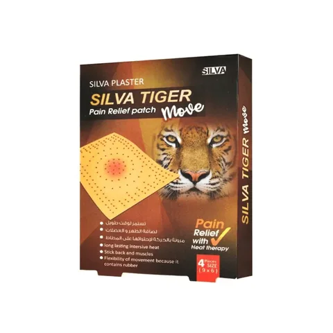 Selbstklebende Rückenpflaster Move von Silva Plaster - 4 Stück