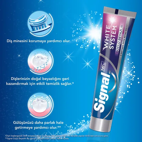 Signal White System Intensive Aufhellende Zahnpasta 75ml