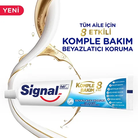 Signal معجون أسنان سيجنال كومبليت كير 8 تأثيرات للحماية والتبييض 75 مل