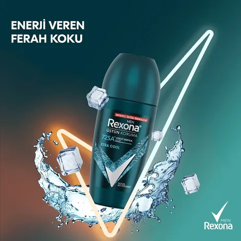 Rexona Superior Protection Men's Roll On Deodorant Xtra Cool 72 Hours Continuous Protection 50 ml