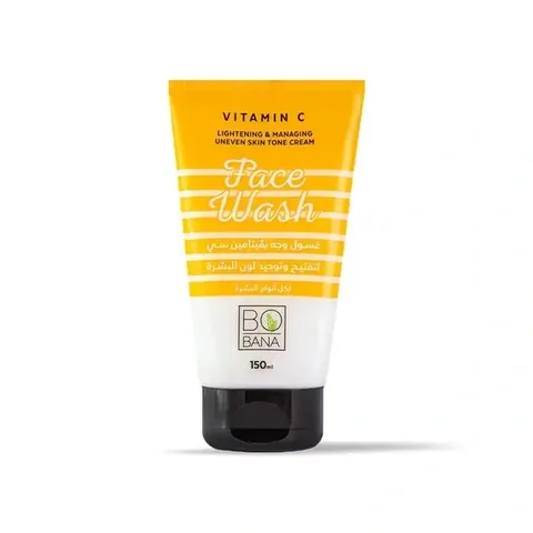 Gesichtswaschcreme für Hauttönung mit Vitamin C 50 ml von Bobana