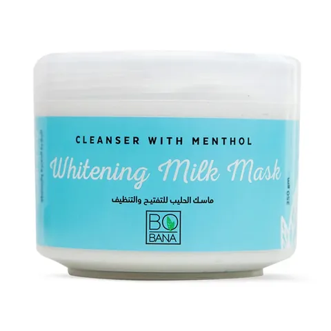 Milk Mask for Brightening and Cleansing with Menthol 250 grams by Bobana