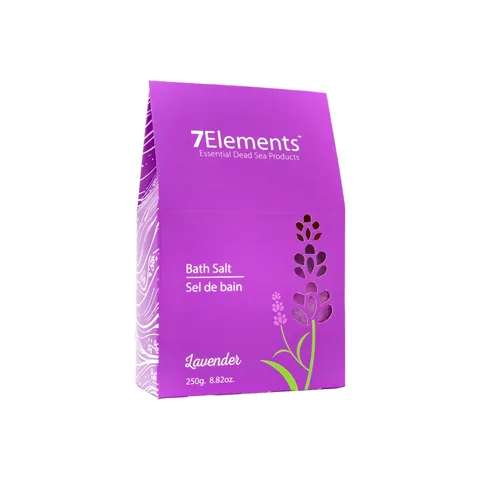 Totes Meer Badesalz mit Lavendelduft 250g von 7 Elements