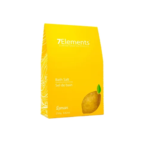 Totes Meer Badesalz mit Zitronenduft 250 Gramm von 7 Elements