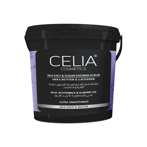 Скраб для тела с лавандой и ши 600г от Celia