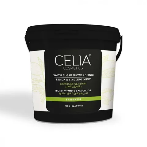 Скраб для тела с лимоном и мятой 600г от Celia