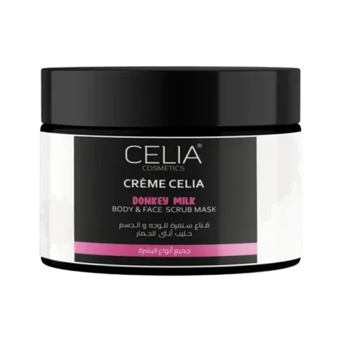 Скраб-маска для тела и лица с козьим молоком Celia