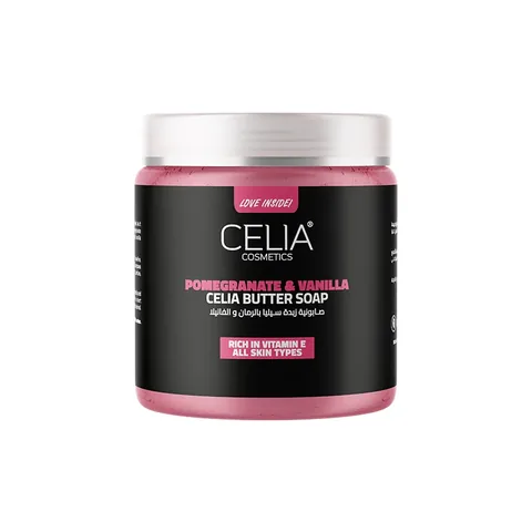 Celia Körperbutter-Seife mit Granatapfel und Vanille - 500 ml